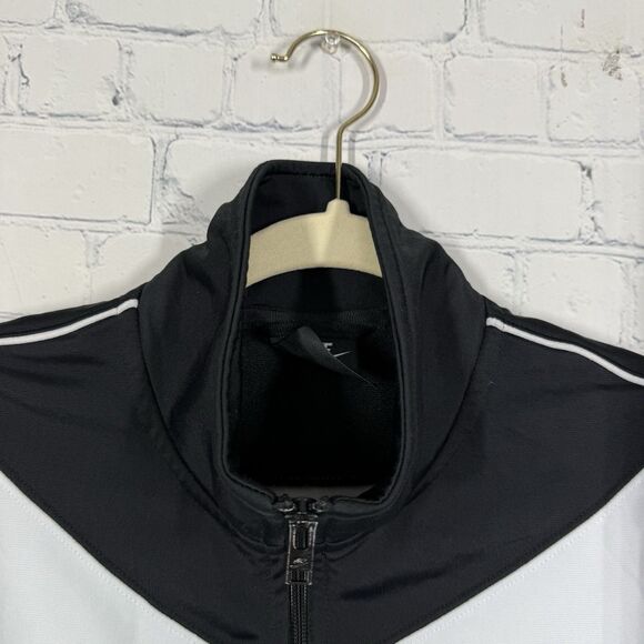 Nike Track Crop Jacket Women's Large Performance Logo Colorblock Running Walking - Picture 3 of 10
